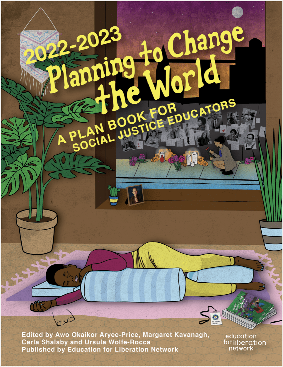 Cover of this year's "Planning to Change the World" planner 