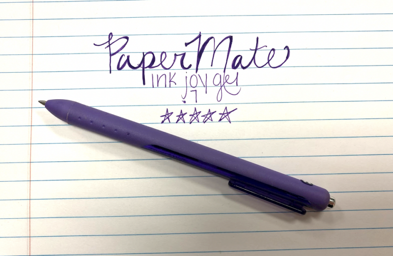 PaperMate Ink Joy Gel 0.7 pen on paper