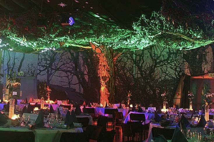 Enchanted forest themed prom