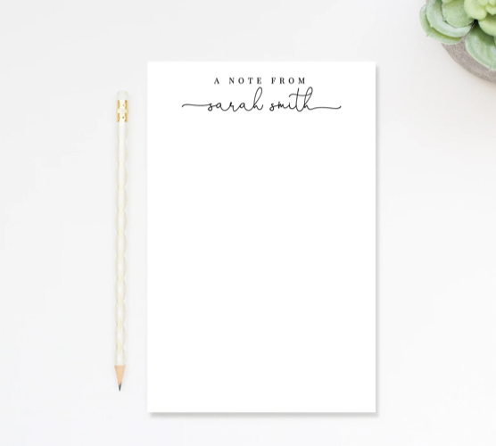 Personalized stationary- best gifts for teachers