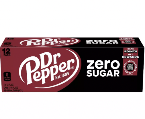 Dr Pepper zero sugar box- best gifts for teachers
