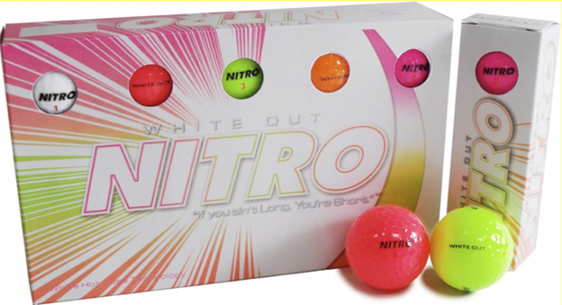 Yellow and pink golf balls- end of year teacher gifts