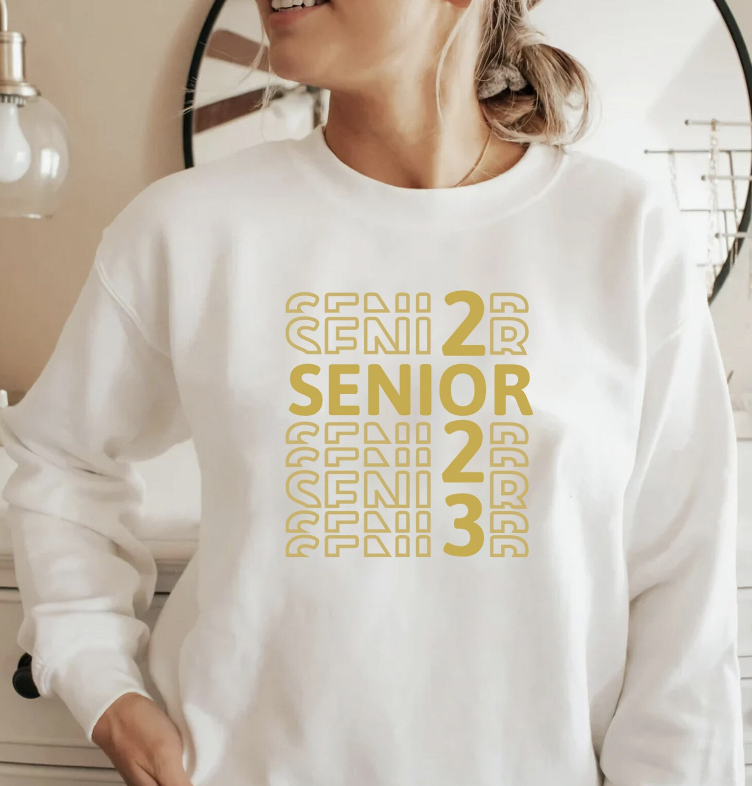 Senior 2023 crewneck- graduation shirt ideas