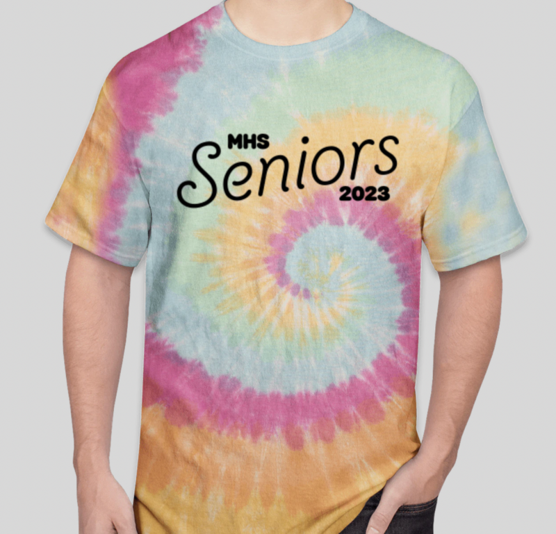 Seniors 2023 Tie Dye shirt