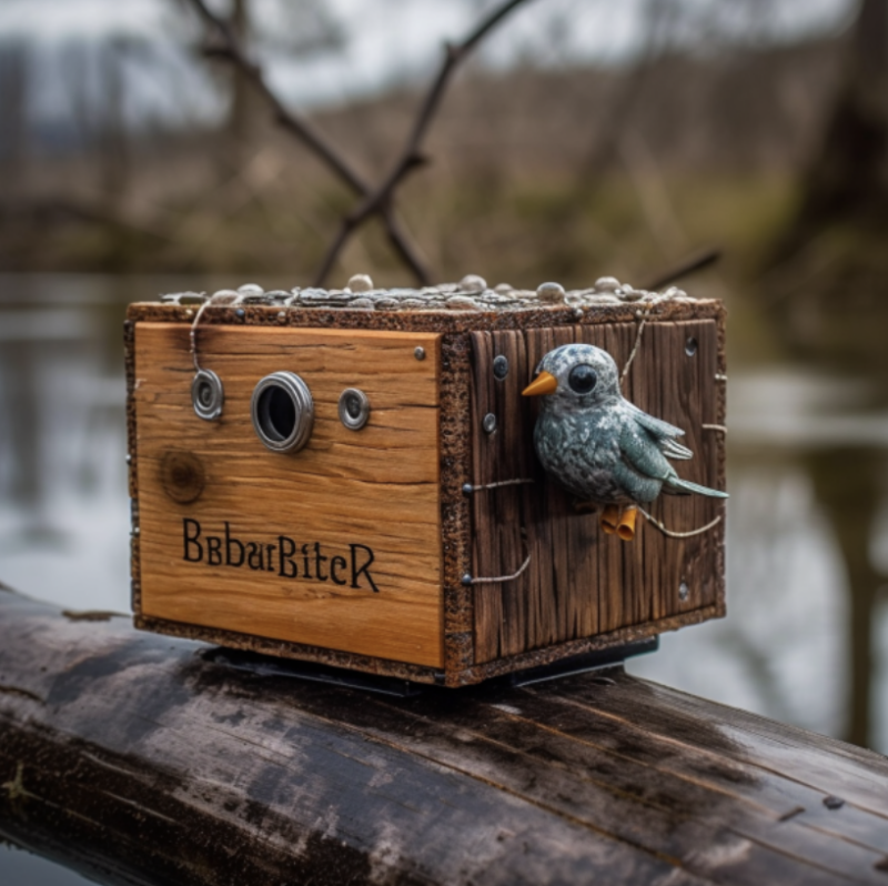 Bird box in forest- raspberry pi projects