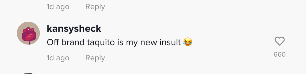 Comment from TikTok about high school teacher in May