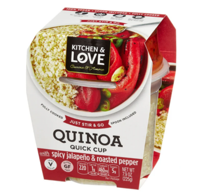 Tasty Non Refrigerated Snack Spicy Jalapeño & Roasted Peppers Quinoa