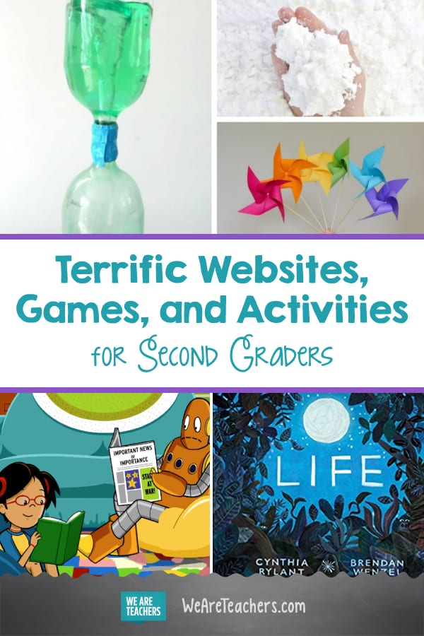 Terrific Websites, Games, and Activities for Second Graders