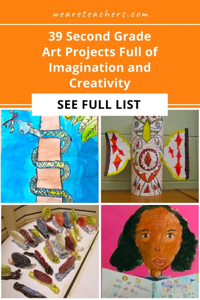 Second grade art students will love expressing their creativity with these cool projects, like clay snails, string-pull painting, and more.