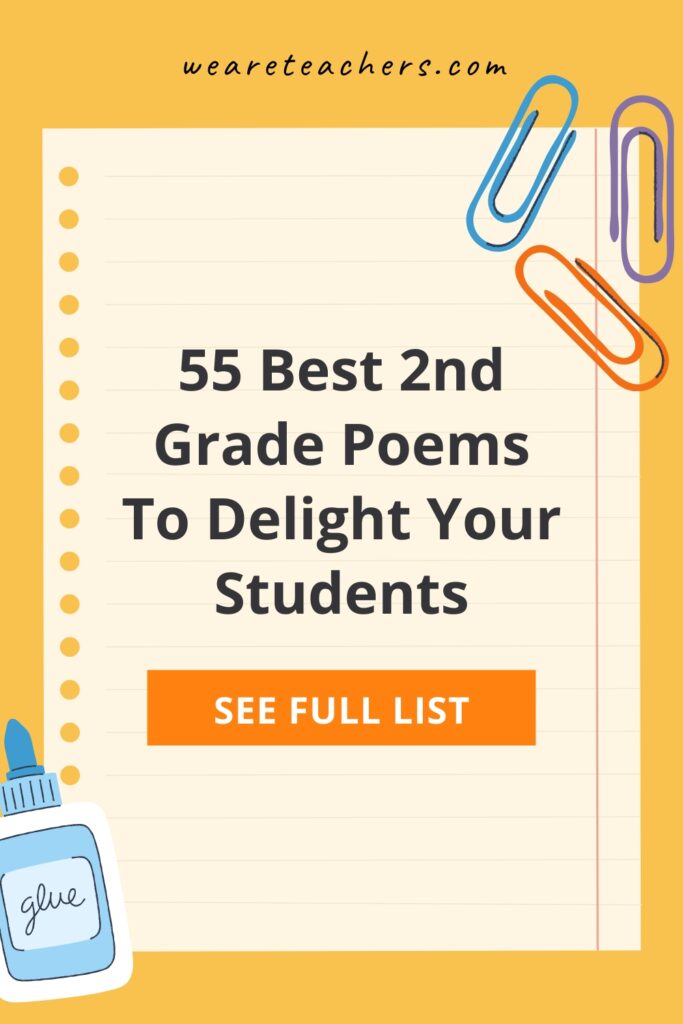 These 2nd grade poems are great for all reading levels. Spark a love for poetry by sharing these during your ELA lessons!