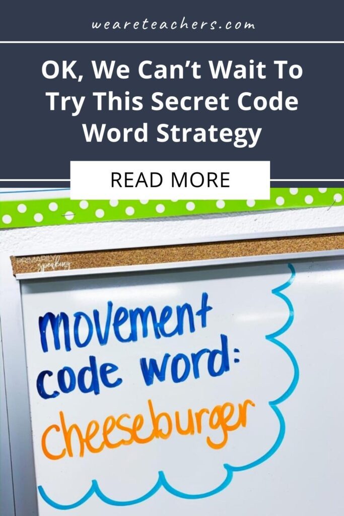OK, We Can't Wait To Try This Secret Code Word Strategy