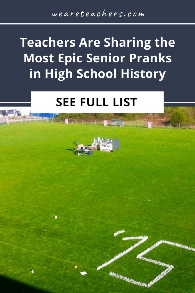 Teachers told us their favorite senior pranks and we had to share them! Everything from redecorated offices to scattered trolls.