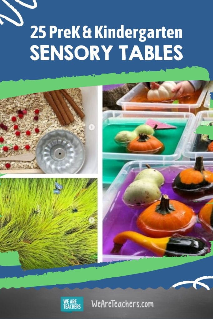 PreK and Kindergarten Teachers, You'll Want To Try Every One of These Fun Sensory Tables