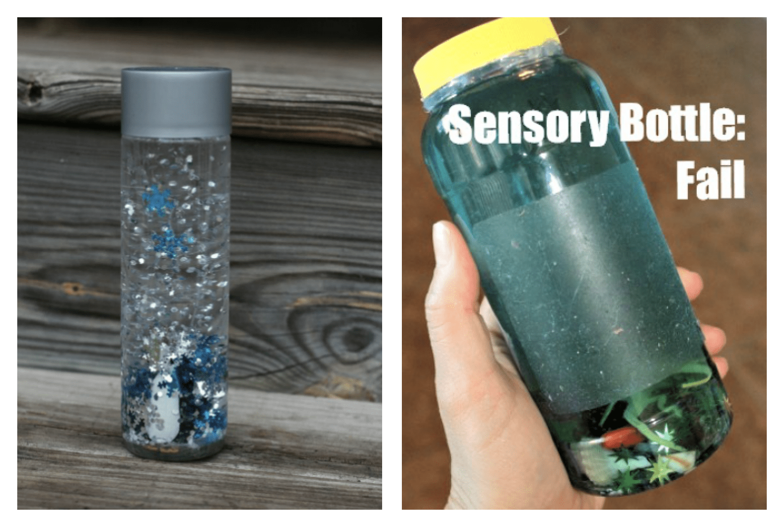 Sensory Bottle fail