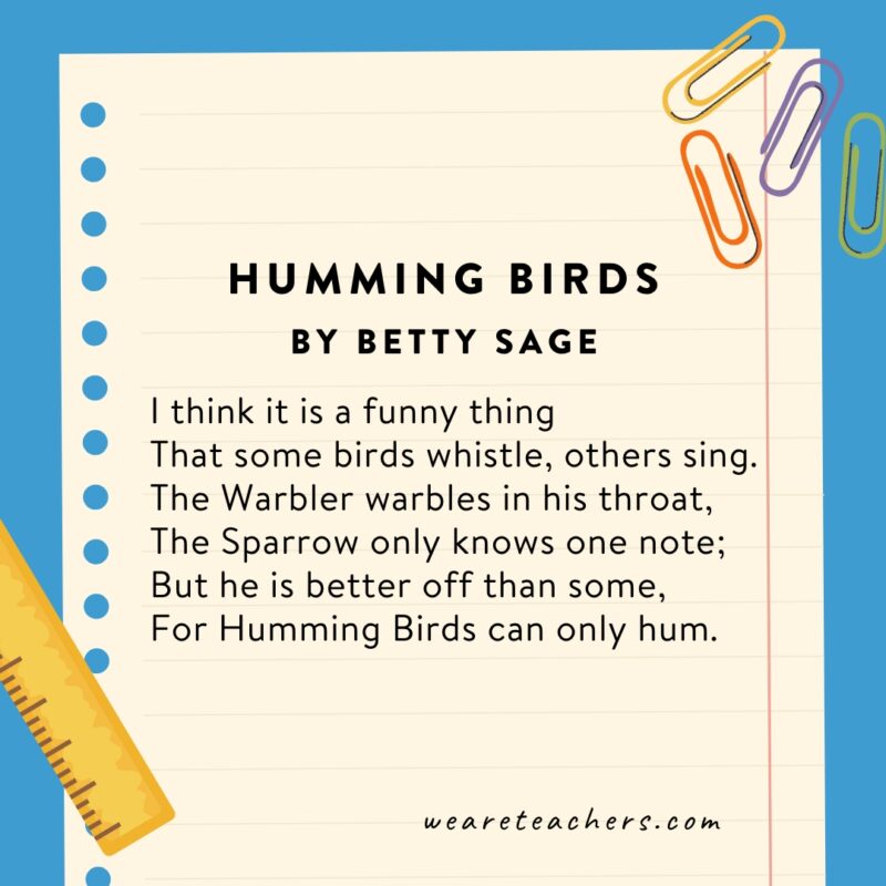 Humming Birds by Betty Sage.
