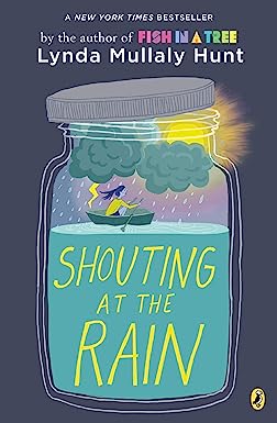 Book Cover of Shouting at the Rain, as an example of 5th Grade Books.