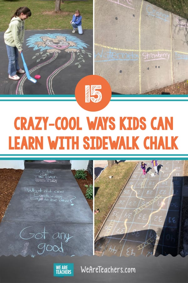15 Crazy-Cool Ways Kids Can Learn With Sidewalk Chalk