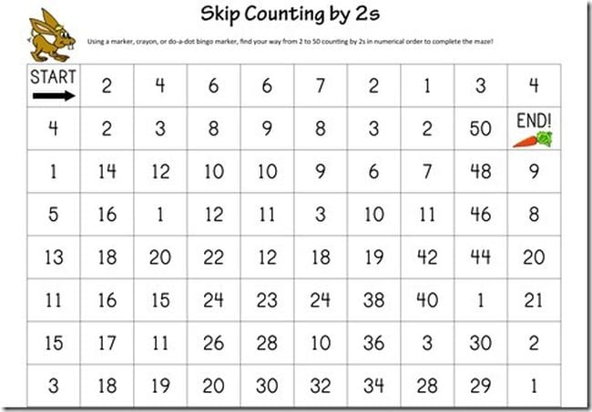 Skip Counting Activities