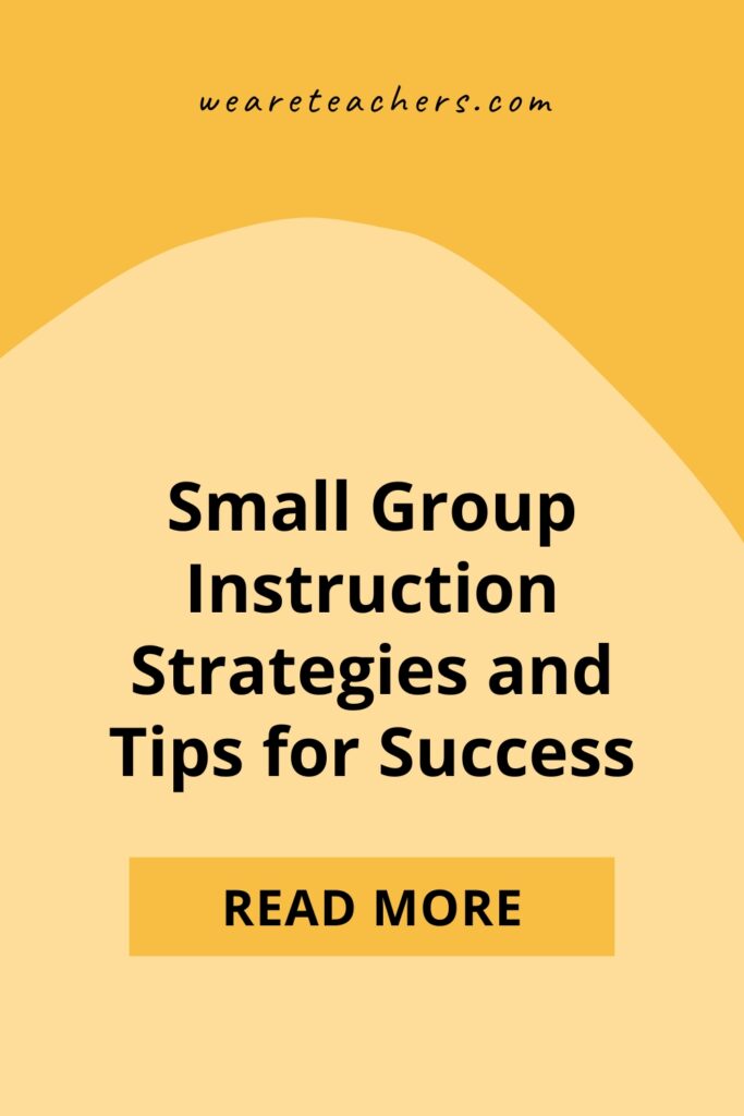 There are lots of benefits of using small group instruction, but it takes some skill and experience to do it well. Get proven tips here.