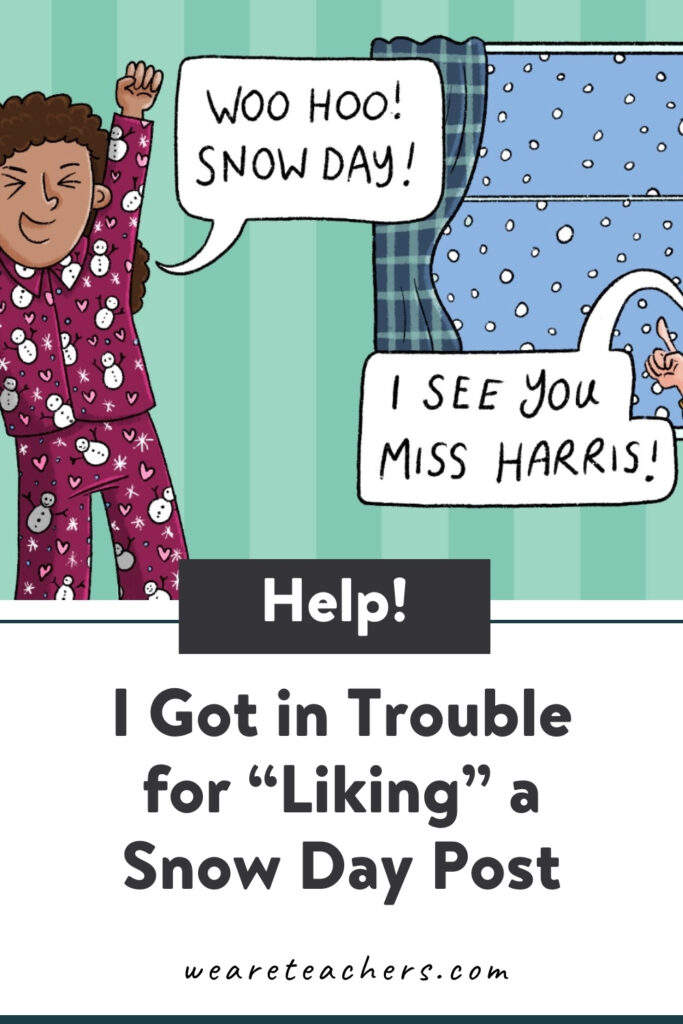 "Liking" a snow day post: totally normal or unprofessional? See how our advice columnist weighs in on this and other pressing questions!