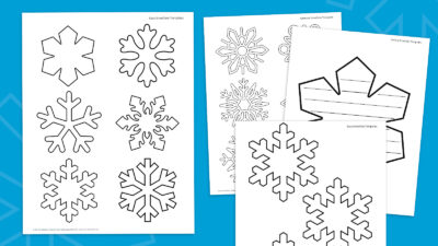 Free Snowflake Template Printable Bundle - Honct.com