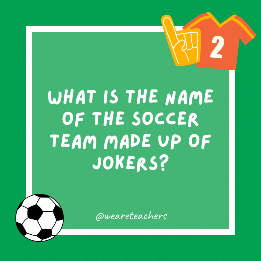 What is the name of the soccer team made up of jokers?

Manjester United.
