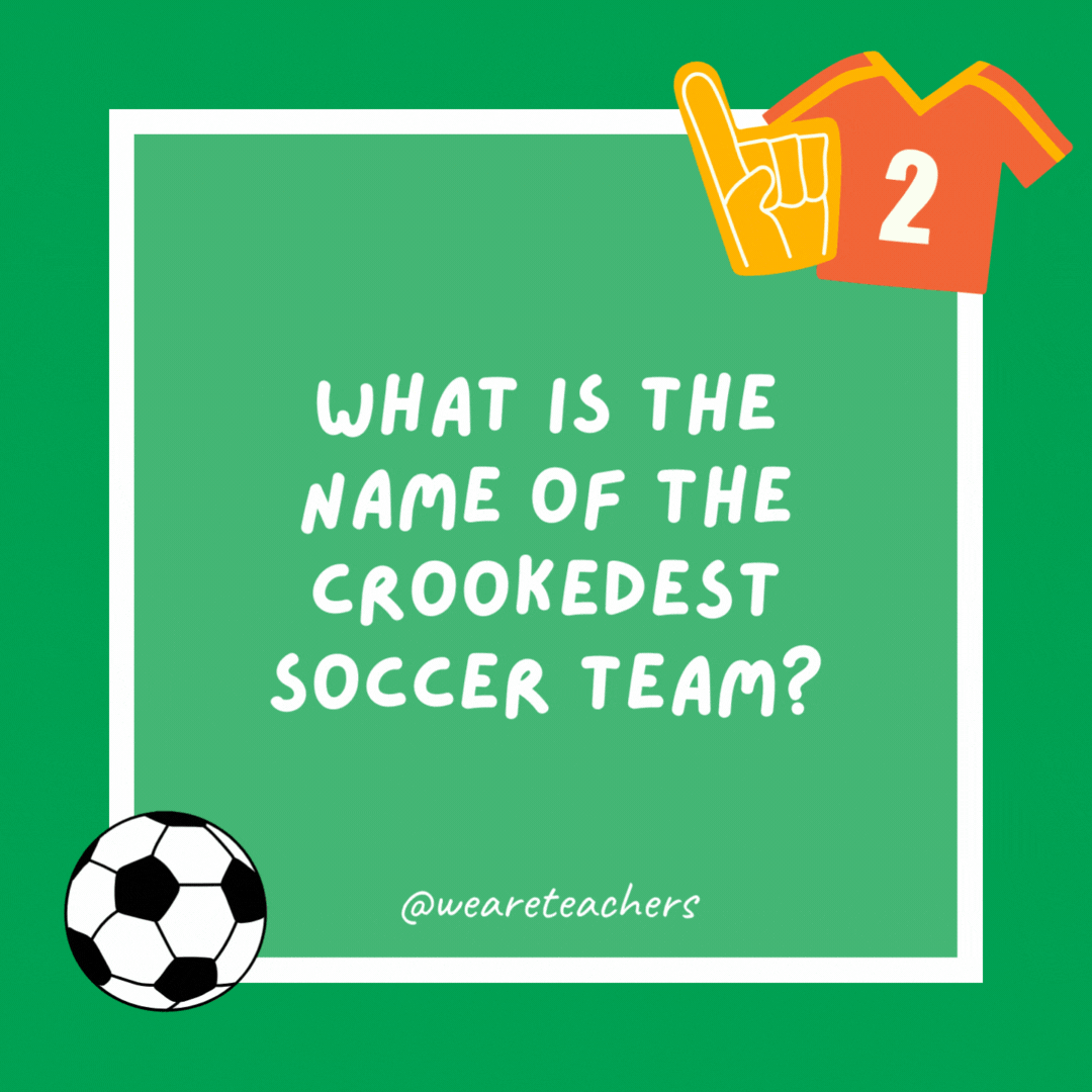What is the name of the crookedest soccer team?

Bentford.