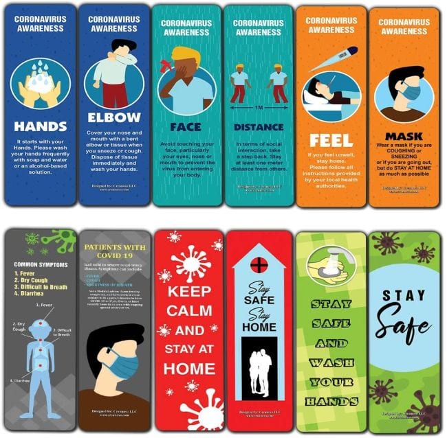 Social Distancing Classroom Decor Bookmarks