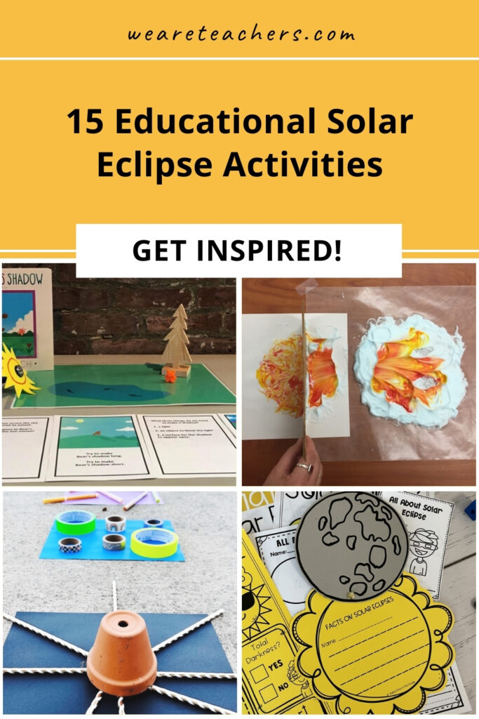 These solar eclipse activities and lessons will help you prepare students for the Great American Eclipse and study the astronomy behind it!