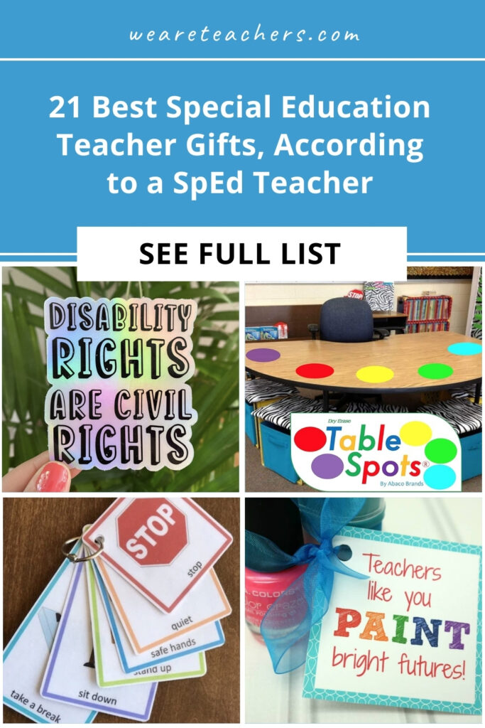 Special education teachers' work has a huge impact. These special education teacher gifts show appreciation for all they do.