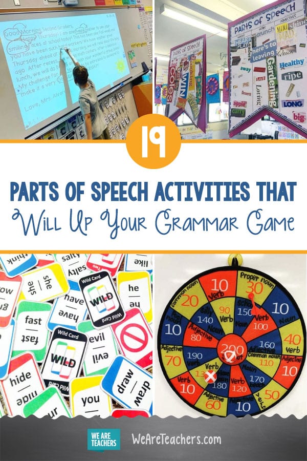 19 Parts of Speech Activities That Will Up Your Grammar Game