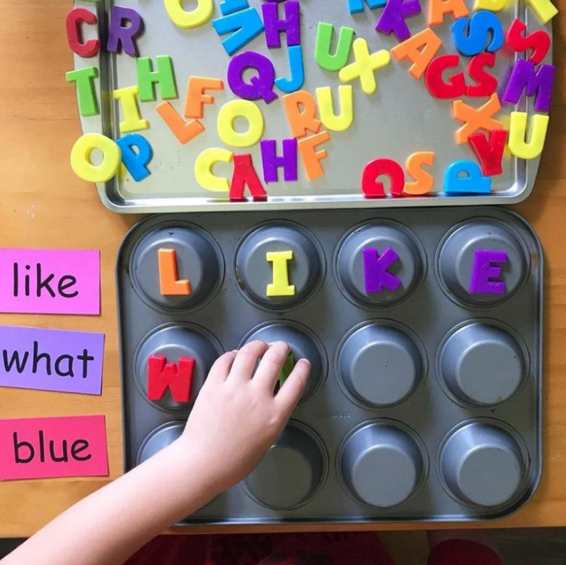 Spell Words With Magnetic Letters