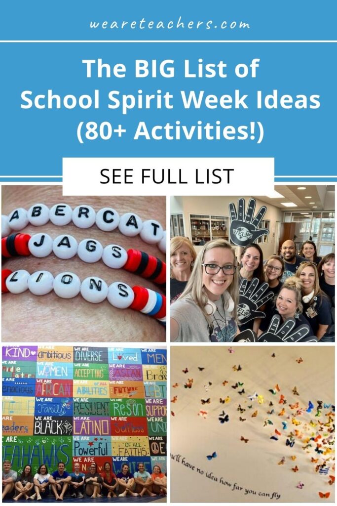 The BIG List of School Spirit Week Ideas (80+ Activities!)
