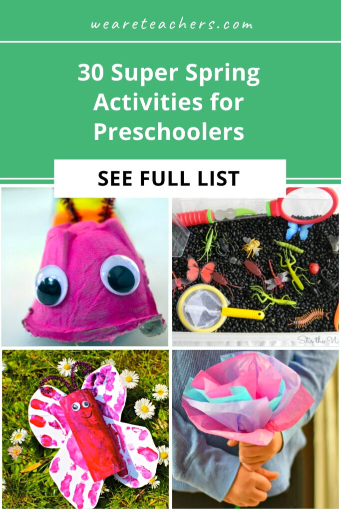 Looking for fun, educational spring activities for preschoolers? We've got math, language, reading, and art activities your kids will love.