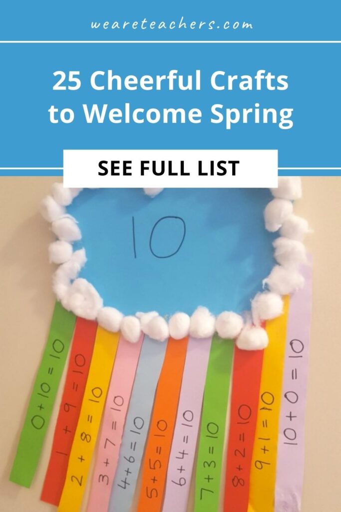Use the beauty of springtime to inspire your students to create. Check out our favorite spring crafts for kids!