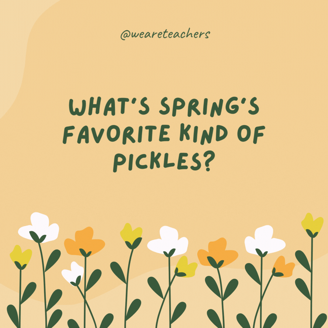 What's spring's favorite kind of pickles?

Daffo-dills.