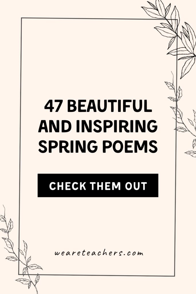 As winter ends, why not brighten up your classroom with some poetry? Here's a list of spring poems for kids to welcome a new season!