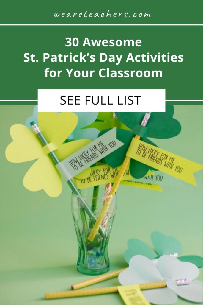Looking for St. Patrick's Day activities to do with your students? These include math, science, and ELA lessons for the classroom.