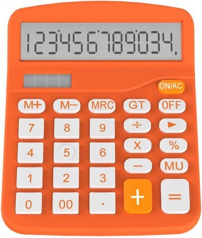 Orange calculator.
