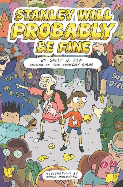 Book cover for Stanley Will Probably Be Fine as an example of anxiety books for kids