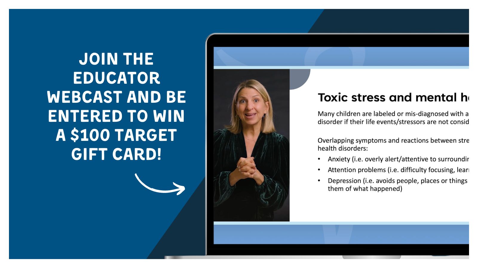 Join the educator webcast and be entered to win a Target gift card.