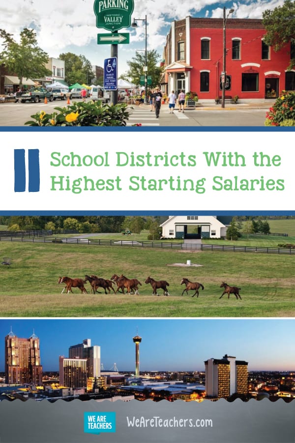 11 School Districts With the Highest Starting Salaries