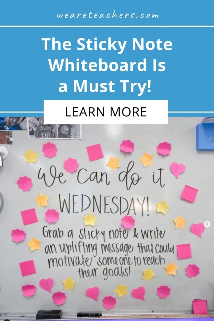 The Sticky Note Whiteboard Is Changing Our Classroom Community Game