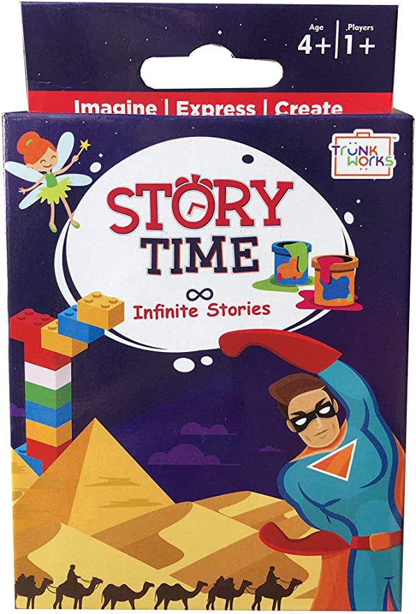 Story Time card game, as an example of educational toys for first grade