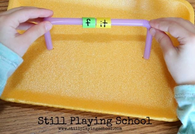 Fun with Straws  Simple Toddler Play - Teacher Types