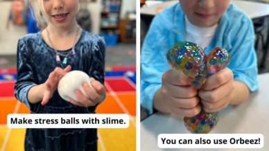 Make your own classroom stress balls