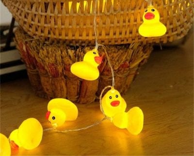 String light with rubber ducks -- second grade classroom supplies