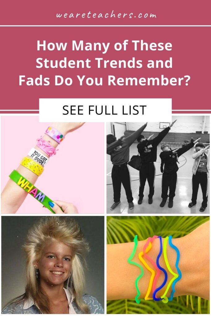 Student trends come and go, but some are more memorable than others. See how many you remember from your time in the classroom!