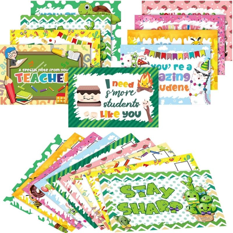 20 Free or Inexpensive Surprises You Can Send Students in the Mail Student postcards