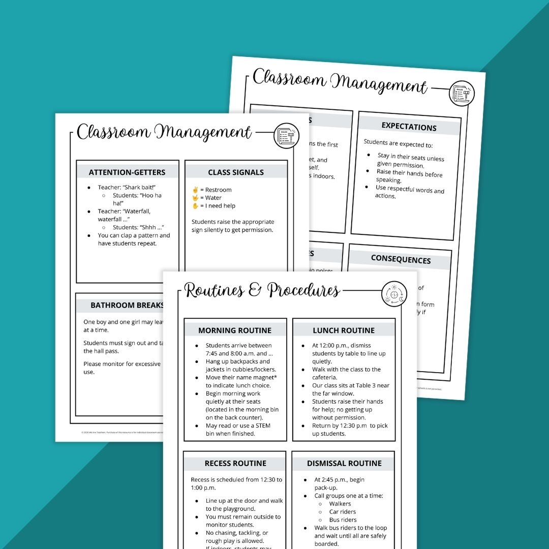 Substitute Teacher Binder—Editable Google Slides Resource - Image 7